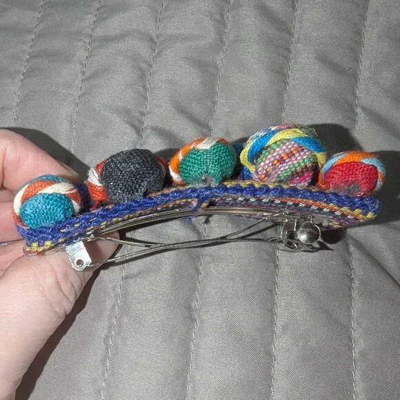 $1 with Bundle ~ Worry Dolls Barrette 1343 - Picture 4 of 4